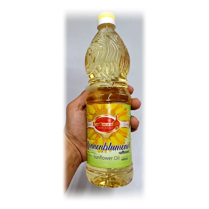 Lackmann Sonnenblumenöl raffiniert — olio di girasole raffinato