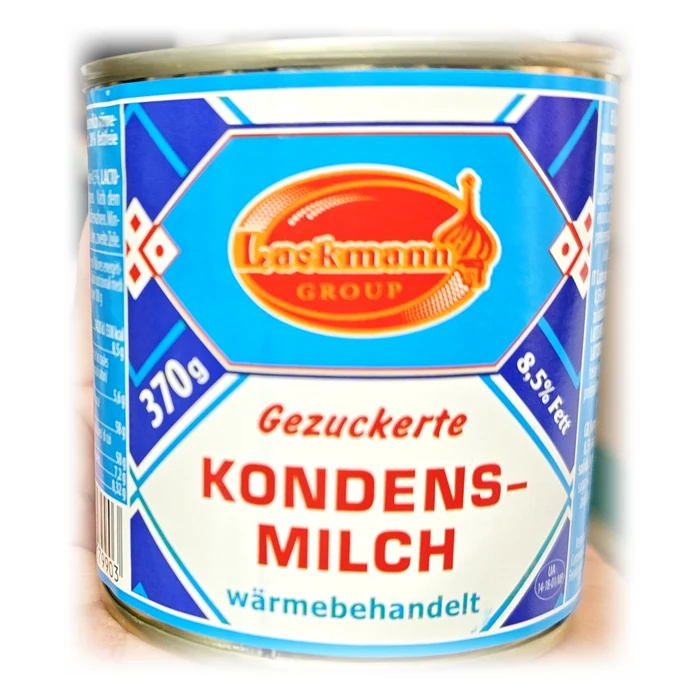 Lackmann Kondensmilch — latte condensato zuccherato