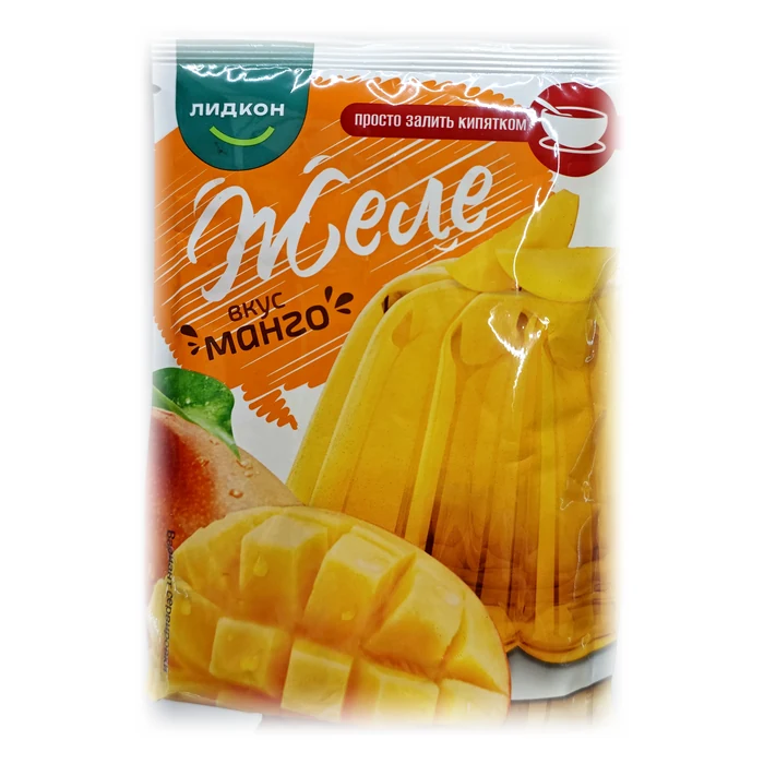 Лидкон Желе вкус манго — gelatina al mango