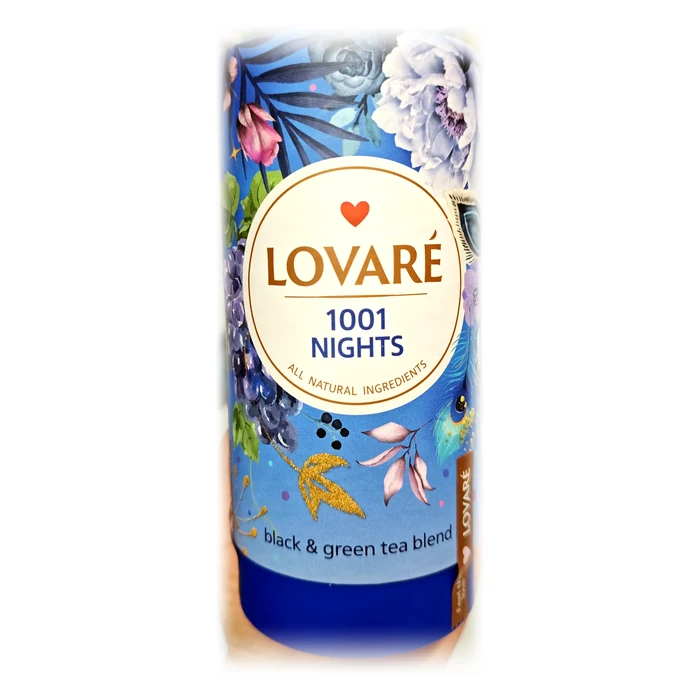 Lovaré 1001 Nights — miscela di tè nero e verde, in tubo