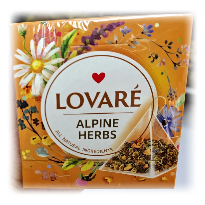 Lovaré Alpine Herbs — infuso di erbe alpine in piramidi