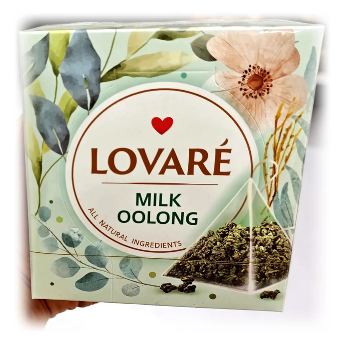 Lovaré Milk Oolong — tè oolong al latte in piramidi
