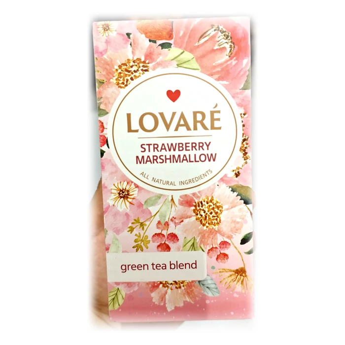 Lovaré Strawberry Marshmallow — tè verde alla fragola