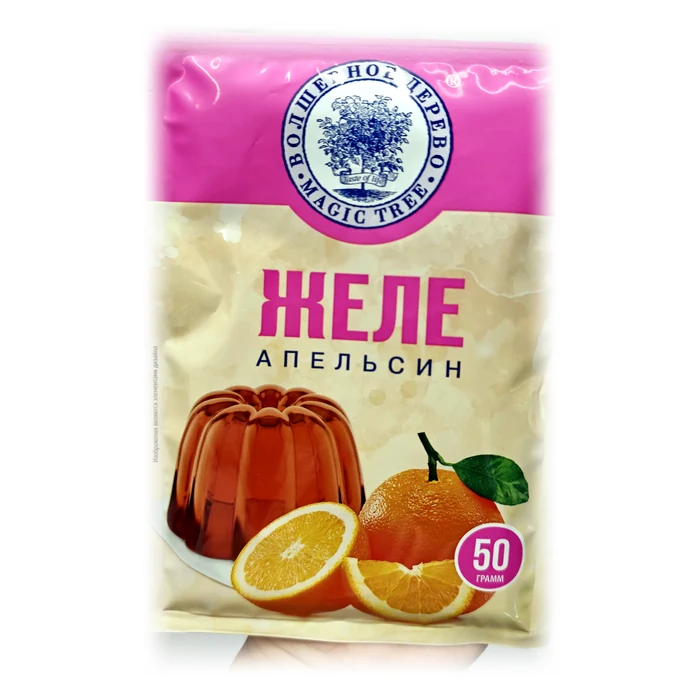 Волшебное дерево Желе апельсин — gelatina all'arancia