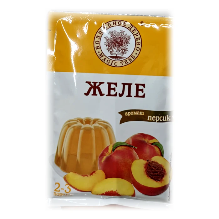 Волшебное дерево Желе аромат персик — gelatina alla pesca
