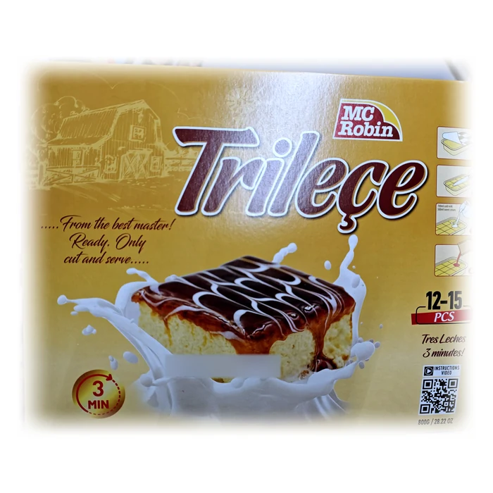 MC Robin Trileçe — kit per la torta ai tre latti