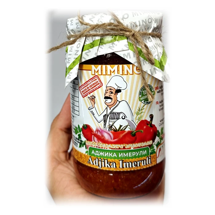 Mimino Аджика Имерули, classica — adjika imeretina con pomodori freschi