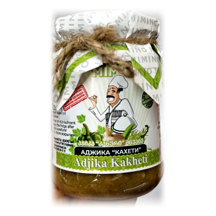 Mimino Аджика «Кахети» verde — adjika kakhetiana verde