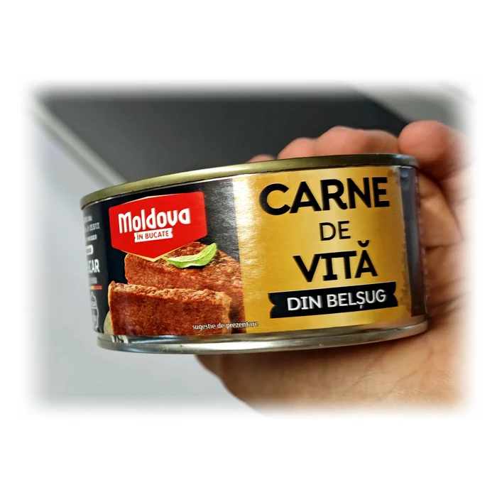 Moldova în bucate Carne de vită din belșug — carne di manzo in scatola