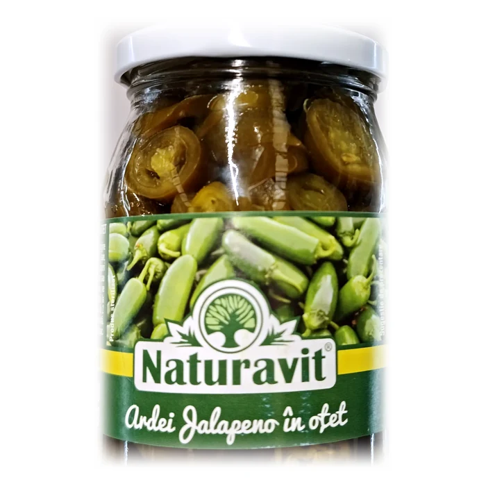 Naturavit Ardei iuți jalapeno în oțet — jalapeño verdi a rondelle sott'aceto