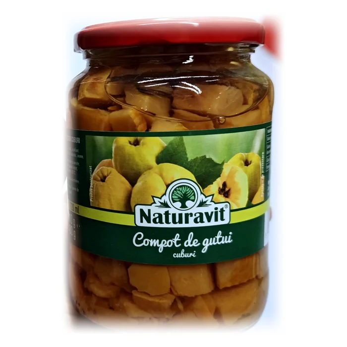 Naturavit Compot de gutui — mele cotogne a cubetti