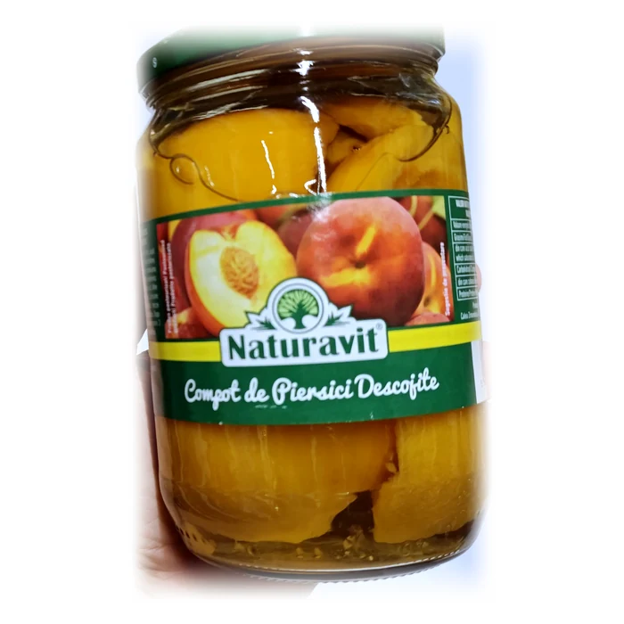 Naturavit Compot de piersici descojite — pesche sbucciate