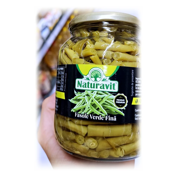 Naturavit Fasole Verde Fină — fagiolini verdi fini in salamoia
