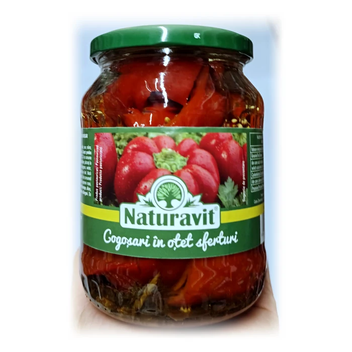 Naturavit Gogoșari în oțet sferturi — gogoșari a quarti in aceto