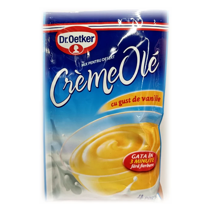Dr. Oetker Crème Olé cu gust de vanilie — dessert alla vaniglia senza cottura