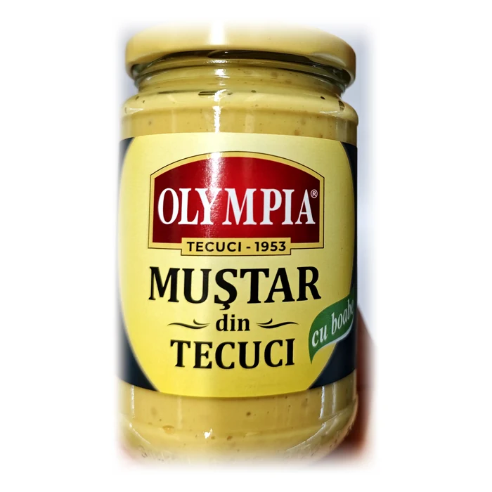 Olympia Muștar din Tecuci cu boabe — senape di Tecuci in grani