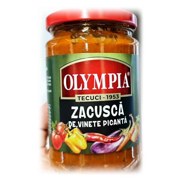 Olympia Zacuscă de vinete picantă — zacuscă di melanzane piccante