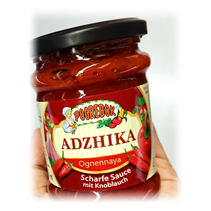Pogrebok Аджика огненная — adjika «di fuoco», molto piccante