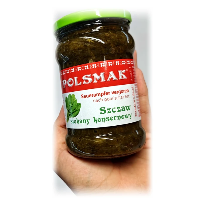 Polsmak Szczaw siekany konserwowy — acetosa fermentata in salamoia