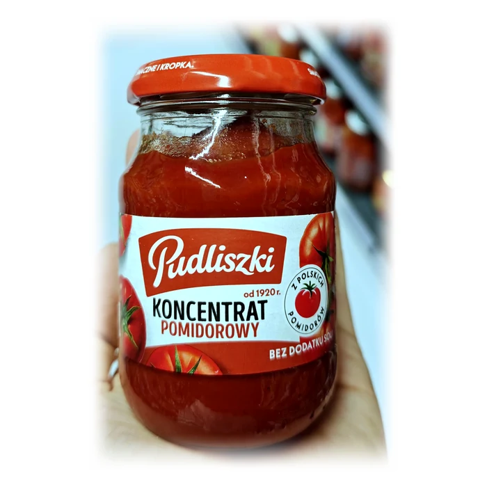 Pudliszki Koncentrat pomidorowy — doppio concentrato di pomodoro