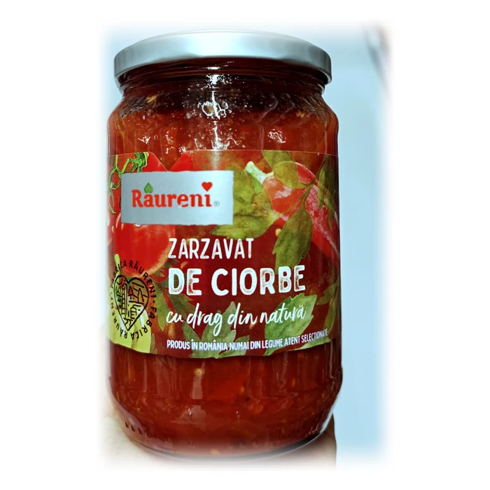 Raureni Zarzavat de ciorbe — base di pomodoro e verdure per zuppe