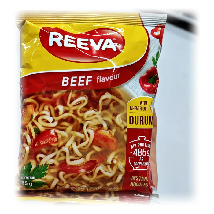 Reeva Instant noodles Beef flavour — noodle istantanei al manzo