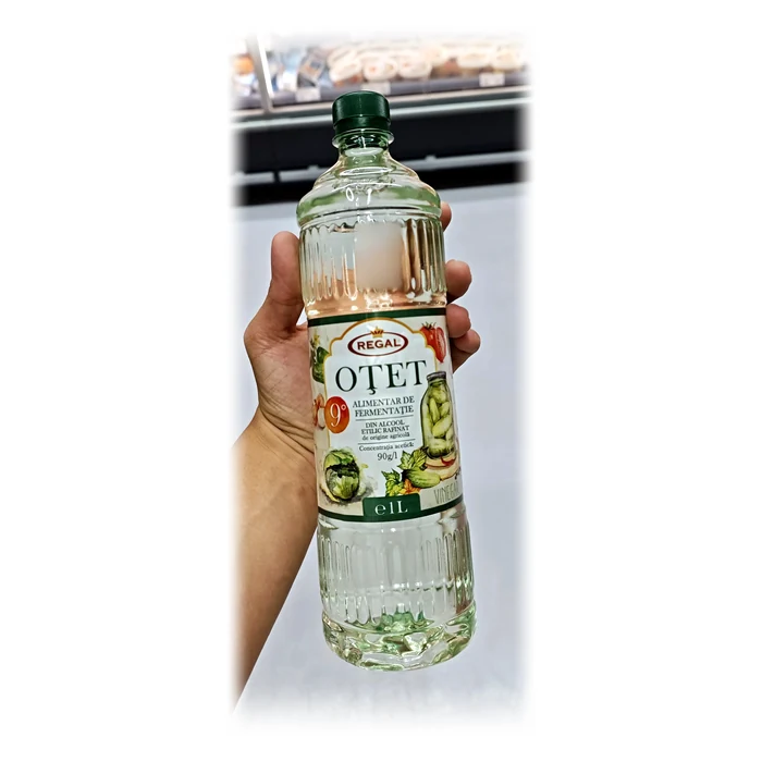 Regal Oțet alimentar de fermentație 9° — aceto bianco di alcol 9°