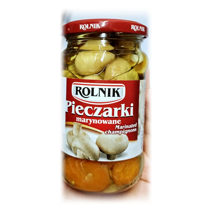 Rolnik Pieczarki marynowane — champignon interi marinati