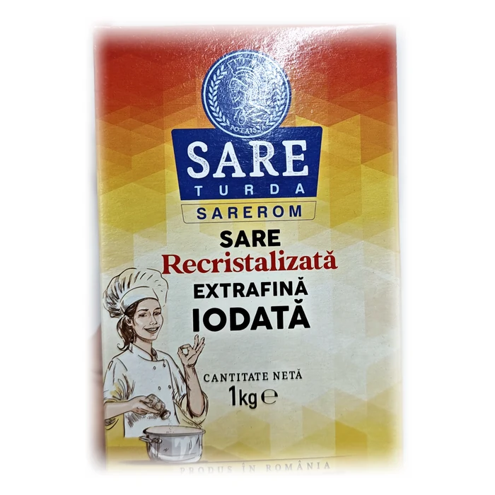 Sarerom Sare Turda recristalizată extrafină iodată — sale extrafino iodato