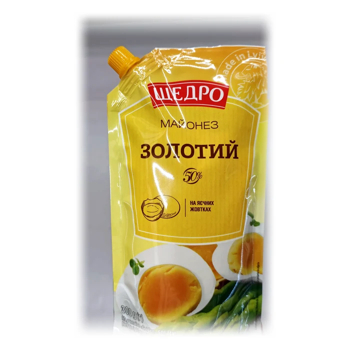 Щедро Майонез «Золотий» 50% su tuorli d'uovo