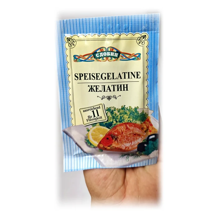 Сдобин Speisegelatine / Желатин — gelatina alimentare di maiale