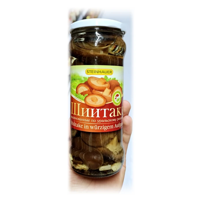 Steinhauer Шиитаке маринованные по уральскому рецепту — funghi shiitake marinati