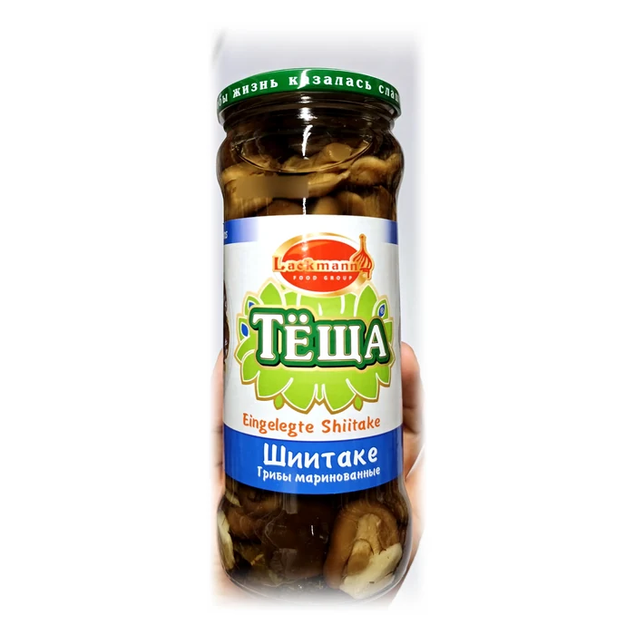 Тёща Шиитаке — funghi shiitake marinati