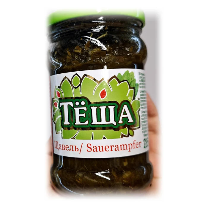 Тёща Щавель / Sauerampfer — acetosa fermentata in salamoia