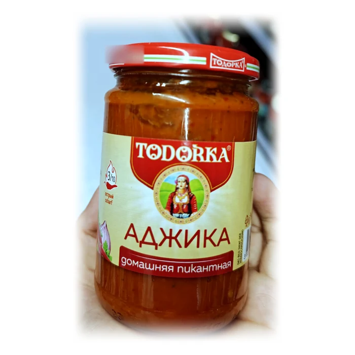 Тодорка Аджика домашняя пикантная — adjika casalinga piccante