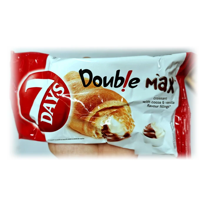7Days Double Max — croissant cacao e vaniglia