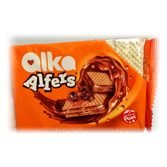 Alka Alfers — wafer crema al cacao e aroma di rum