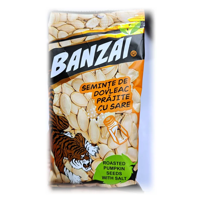 Banzai Semințe de dovleac — semi di zucca con sale