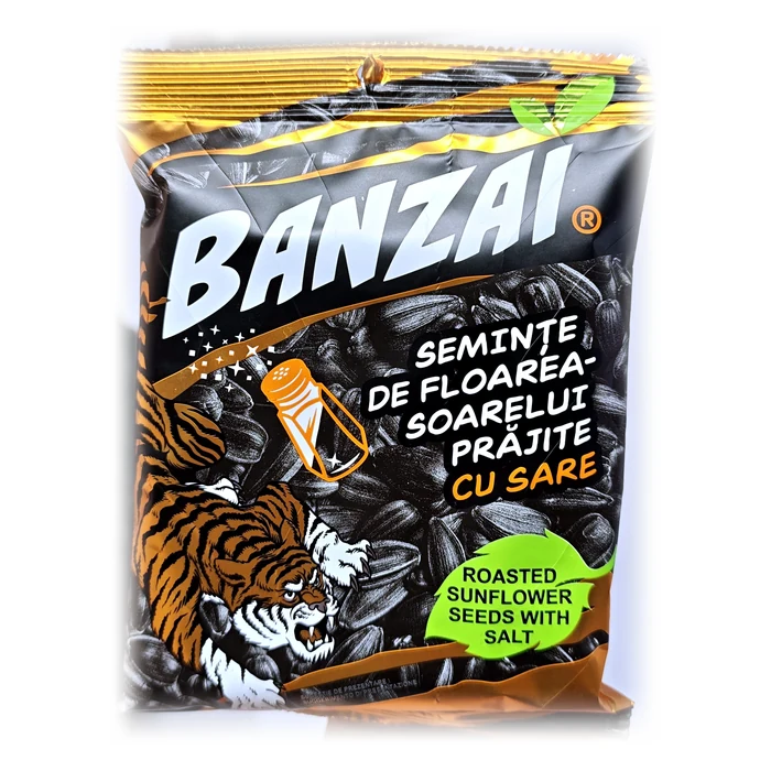 Banzai Semi di girasole neri tostati e salati