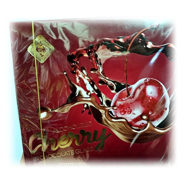 Žytomyrski Lasoshchi Cherry — amarena sotto spirito nel cioccolato