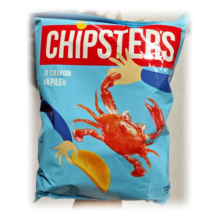 Chipsters Patatine gusto granchio