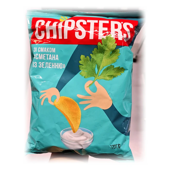 Chipsters Patatine panna acida ed erbe