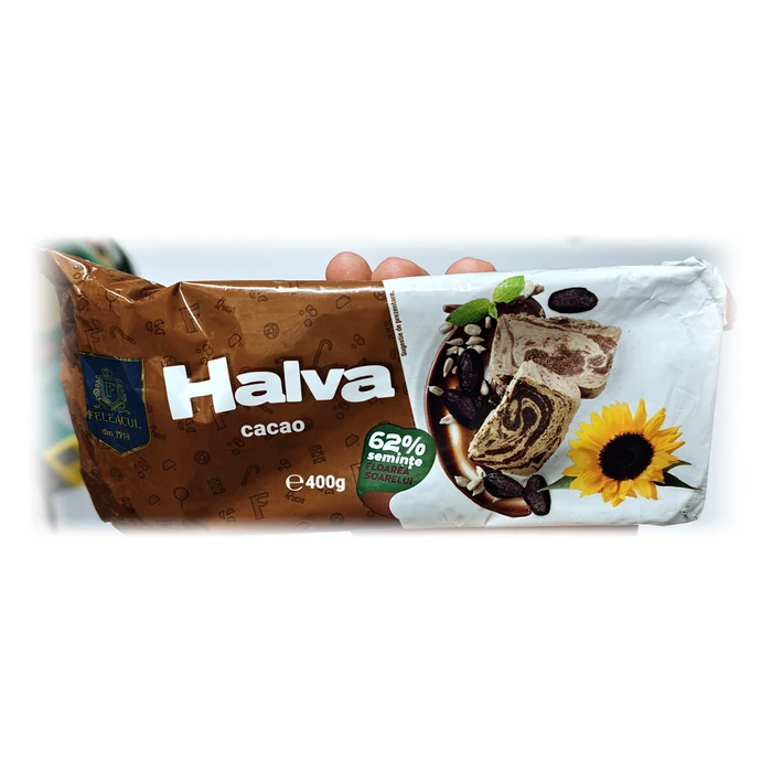 Feleacul Halva cacao — halva di girasole al cacao