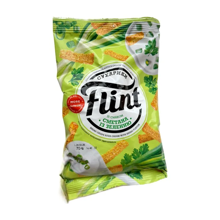 Flint Crostini gusto panna acida ed erbe