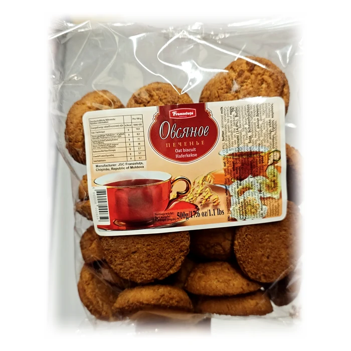 Franzeluța Ovsjanoe — biscotti di avena