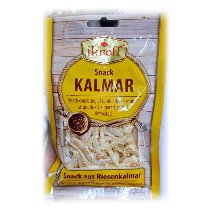 ikroff Kalmar — calamaro gigante essiccato