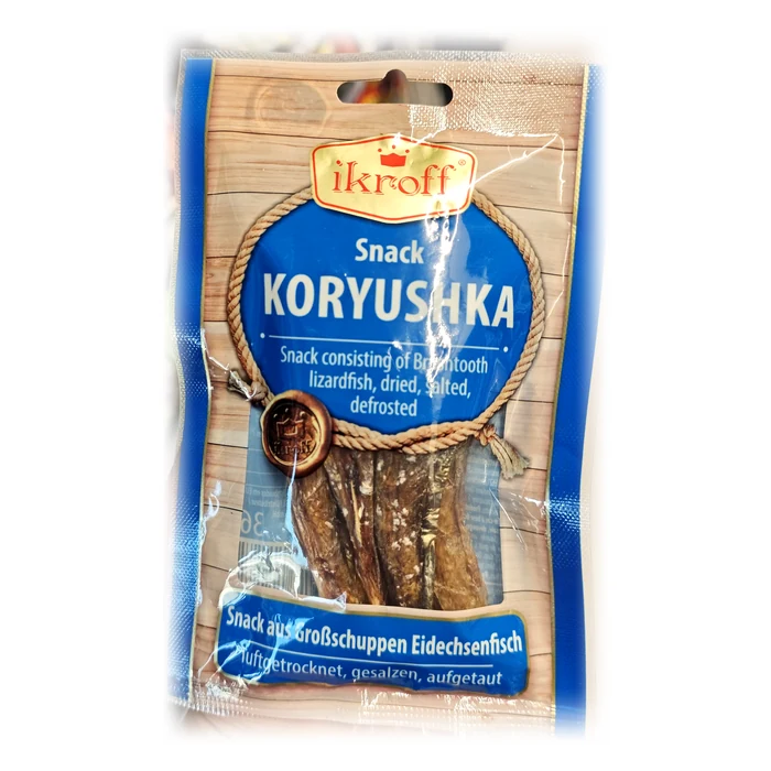 ikroff Koryushka — pesce essiccato intero