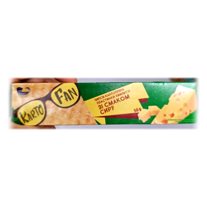KartoFan Зі смаком сиру — patatine ondulate al formaggio