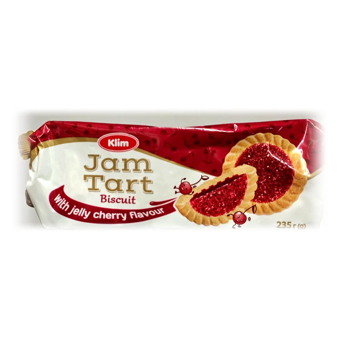 Klim Jam Tart — frollini con gelatina di amarena