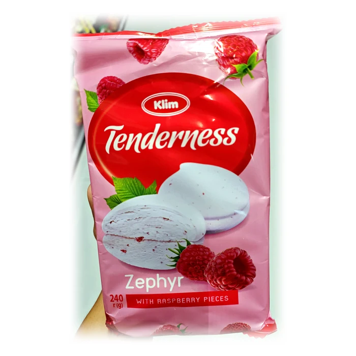 Klim Tenderness Zephyr con pezzi di lampone